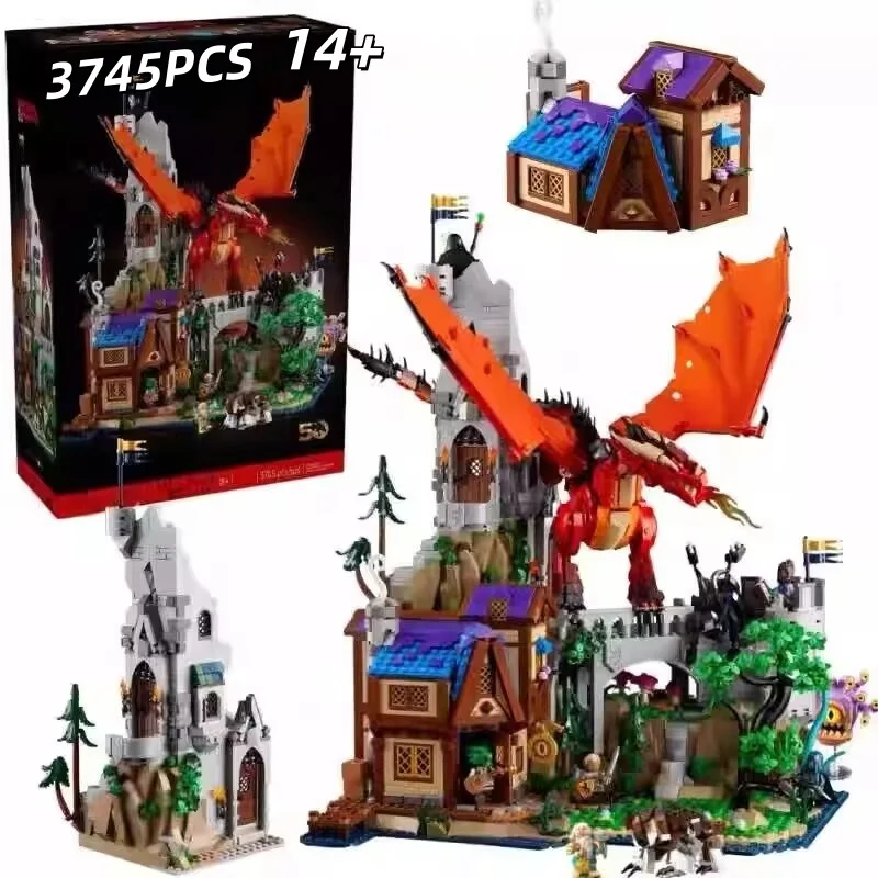 

2026new 3745P 21348 Dungeons Dragons: Red Dragon's Tale The best birthday and party gifts for children with building block toys