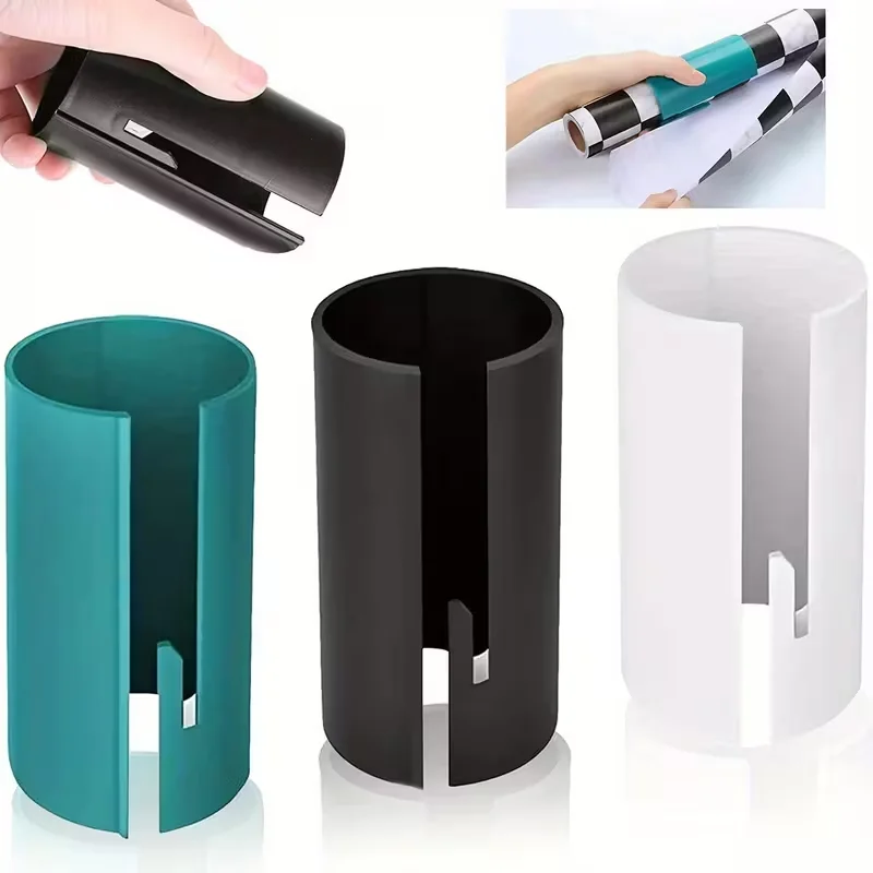 Heavy-Duty Manual Gift Wrap Cutter: No Battery Needed, Effortlessly Cuts Wrapping Paper & Plastic Film for Home or Office
