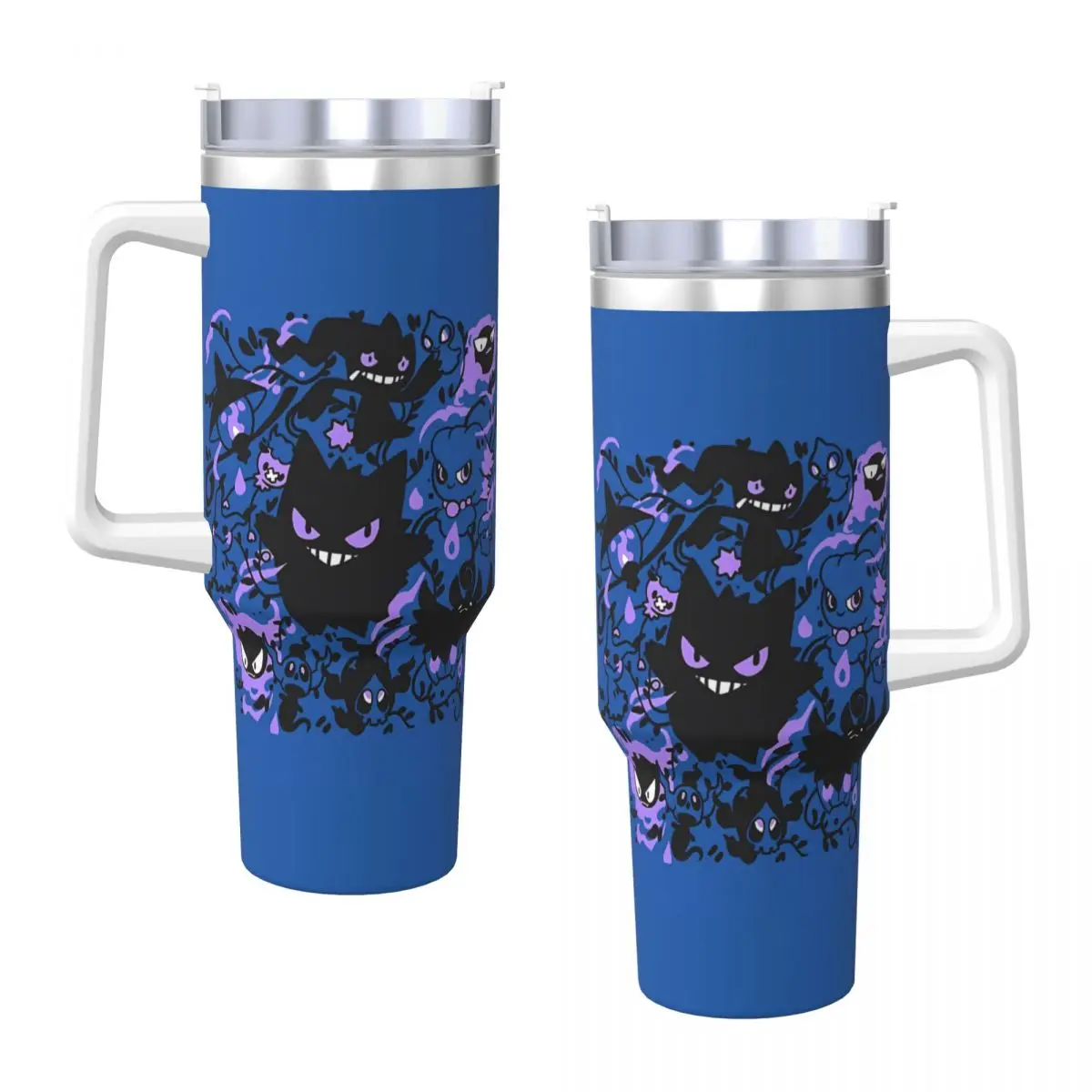 

Gengar Evil Stainless Steel Tumbler Mugs Large Capacity Thermal Cups Heat Preservation Cold and Hot Milk Tea Water Bottle
