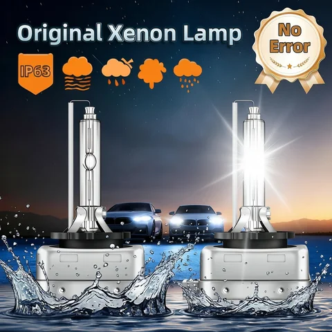 2Pcs D1S D1R Xenon Headlight HID Car Bulbs 35W Super Bright 4300K 5000K 6000K 10000K Headlamp Auto Lamp 12V Plug And Play
