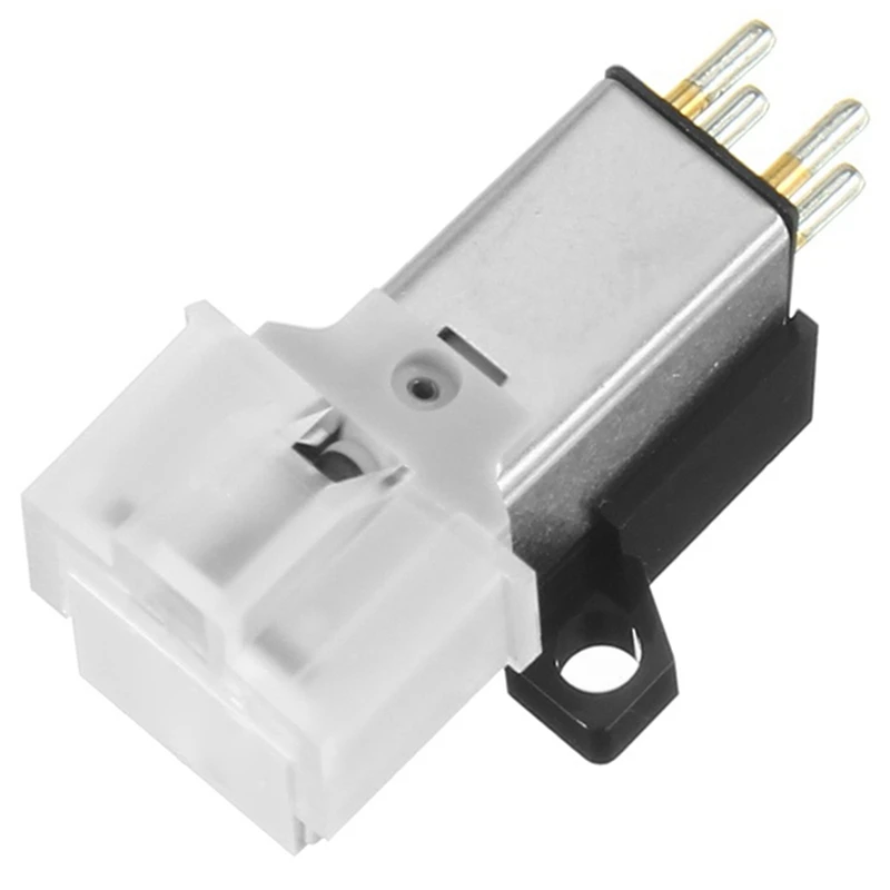 3X Cartridge Stylus With Turntable Headshell 4 Pin Contacts For Phonograph Turntable Gramophone LP Vinyl Needle