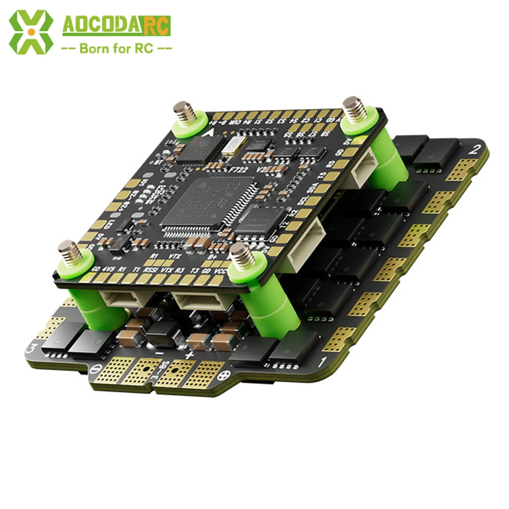 

Aocoda-RC F780/F7100 V2 3-8S Stack F722 V2 Flight Controller 80A/100A AM32 4in1 ESC For FPV Freestyle Drone
