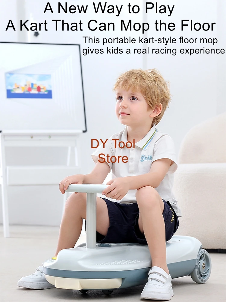 New Electric Child and Adult Ride-On Car with Anti-Tipping Design, Floor Sweeping Twister Car, Karting Style E-Bike