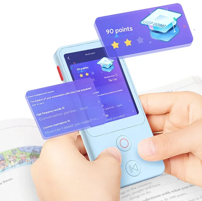 New Glacier Blue Color Matching Massive Resources Recommended Daily Language Learning Audio Level Sound Quality Walkman