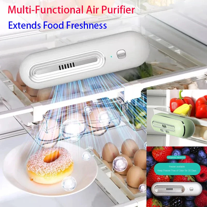 

Multi-Functional Air Purifier Deodorizer For Refrigerator, Car, Pet Area, Toilet Eliminates Odors And Extends Food Freshness ，。；