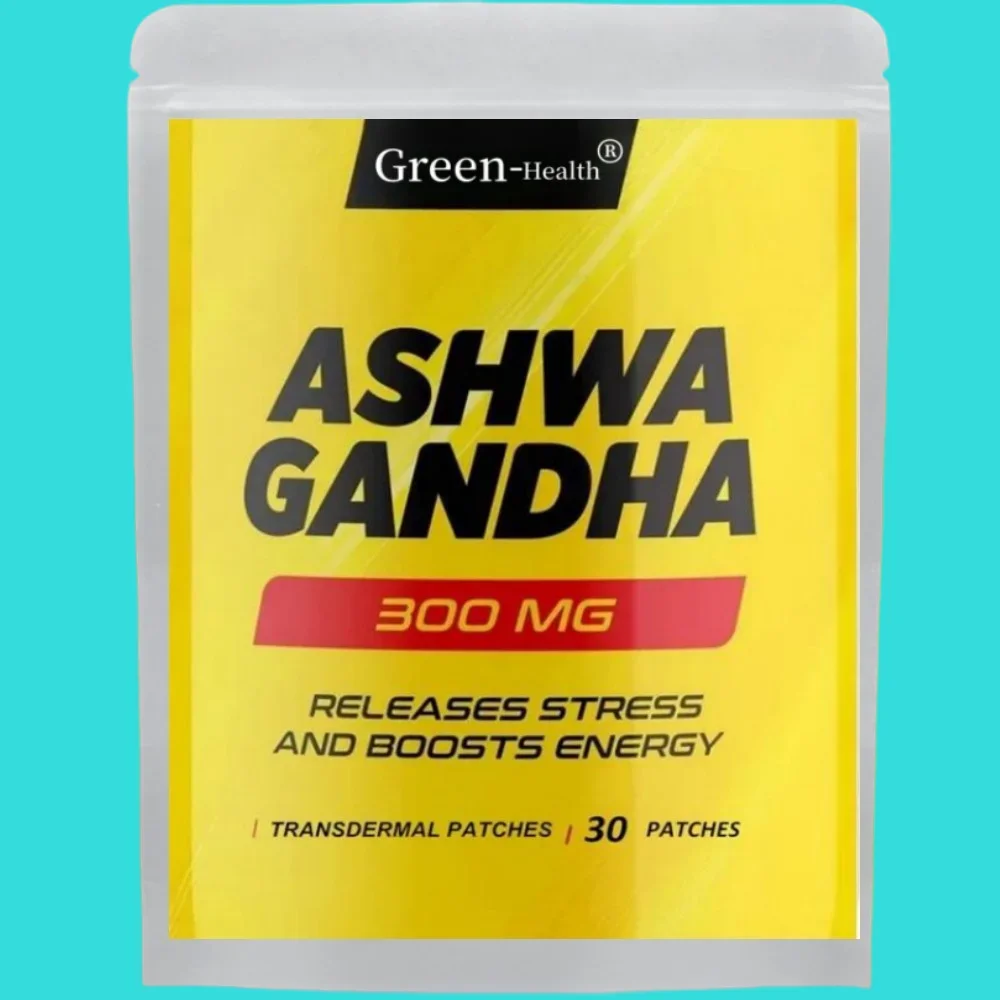 Ashwagandha Transdermal Patches การสนับสนุนอารมณ์ ความเครียด พลังงาน และการสนับสนุนโฟกัส - 30 แพทช์ อุปทานหนึ่งเดือน