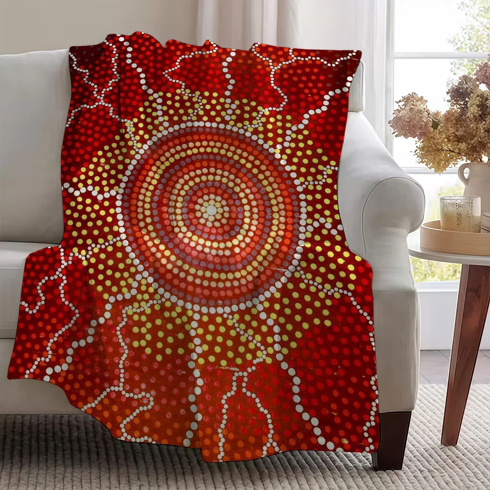 

Одеяло, супер уютное художественное плюшевое одеяло для гостиной, австралийский диван, креативный диван, детские подарки аборигенов на день рождения