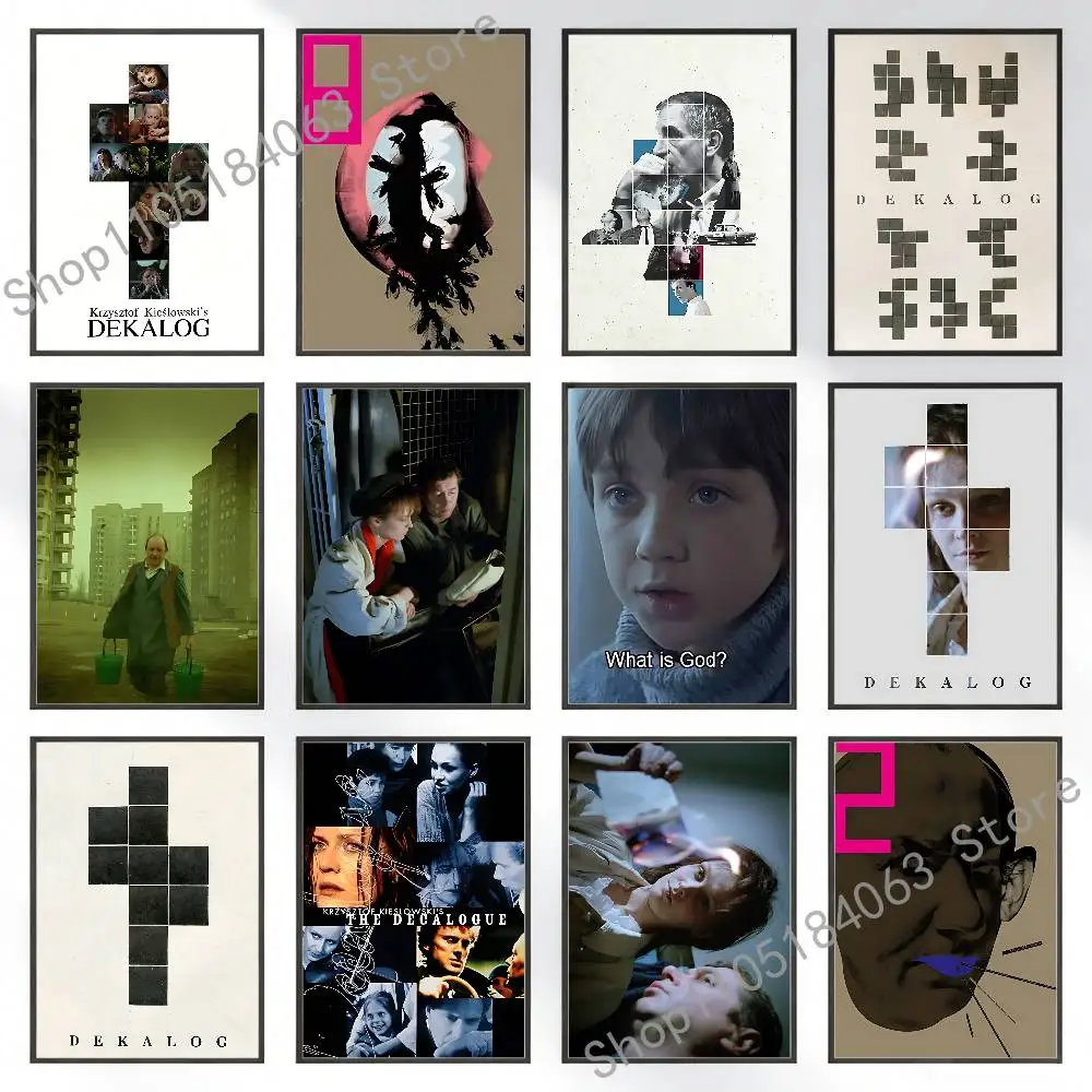 

D-Dekalog 1988 Poster Waterproof HD Wall Art Decal Self-Adhesive Aesthetic Decor For Home Living