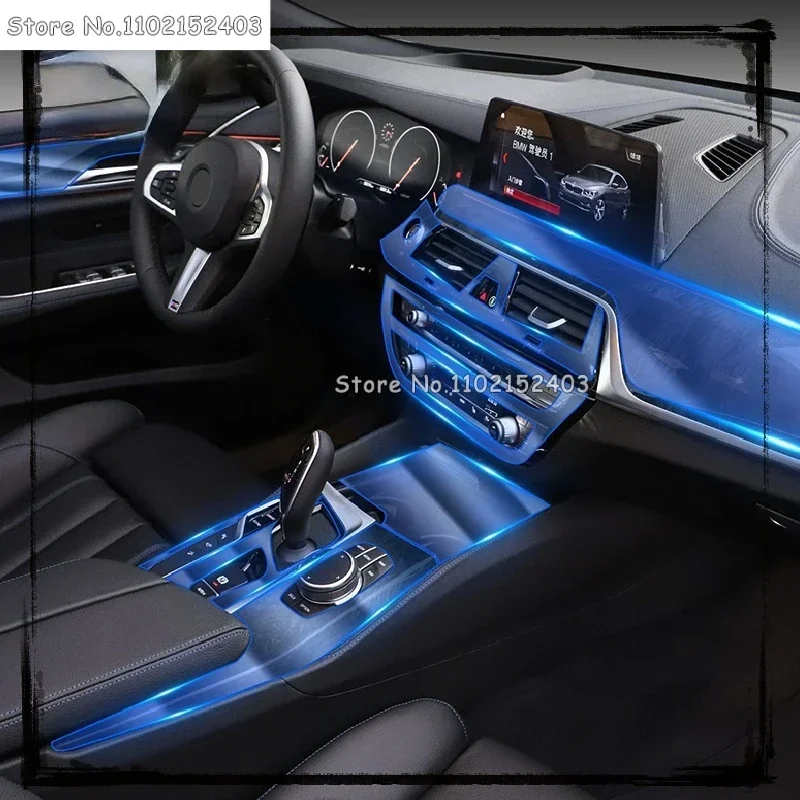

Для BMW G32 Sreies 6GT 2017-2021 салон автомобиля, центральная консоль, прозрачная защитная пленка из ТПУ, ремонтная пленка против царапин, аксессуары