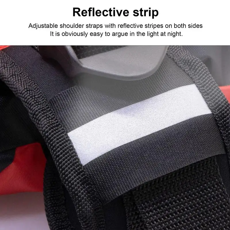 Adult Life Vest Comfortable Floating Life-Saving Vest For Swimming Ensure Night Safety Women Men Buoyancy Aid With Reflective