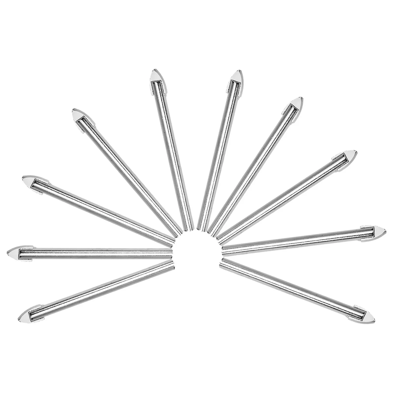 10pcs 6mm Tip Tungsten Carbide Drill Bit Set Hole Opener For Ceramic Tile Concrete Glass Drilling Woodworking Power Tool Parts