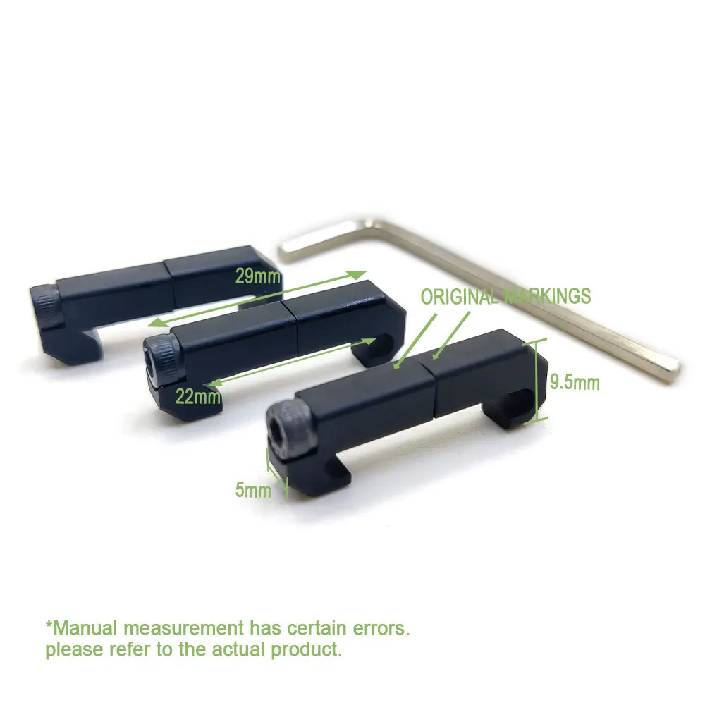 3Pcs/Set Tactical Light Pressure Switch Picatinny Rail Wire Guide For Flashlight & Laser Tail Switch Cable Manage