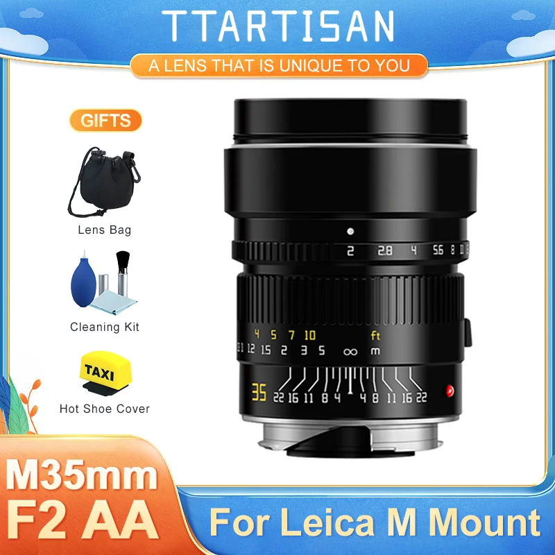 

TTArtisan M 35mm F2 AA APO Full Frame Large Aperture Manual Lens for Leica M Mount Mirrorless Camera M10 M240 M10P M10D MP ME