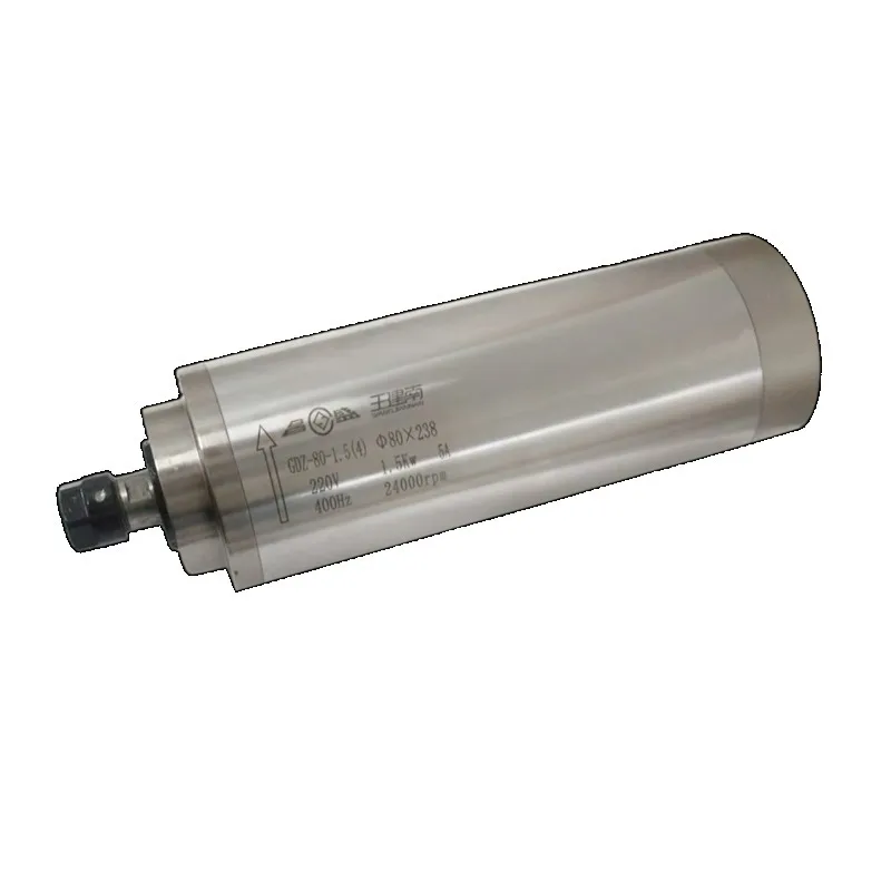 GDZ80-1.5 1500W ER16 CNC Router Machine Tool CNC Water Cooled Spindle for Drilling  Engraving in Metal and Woodworking