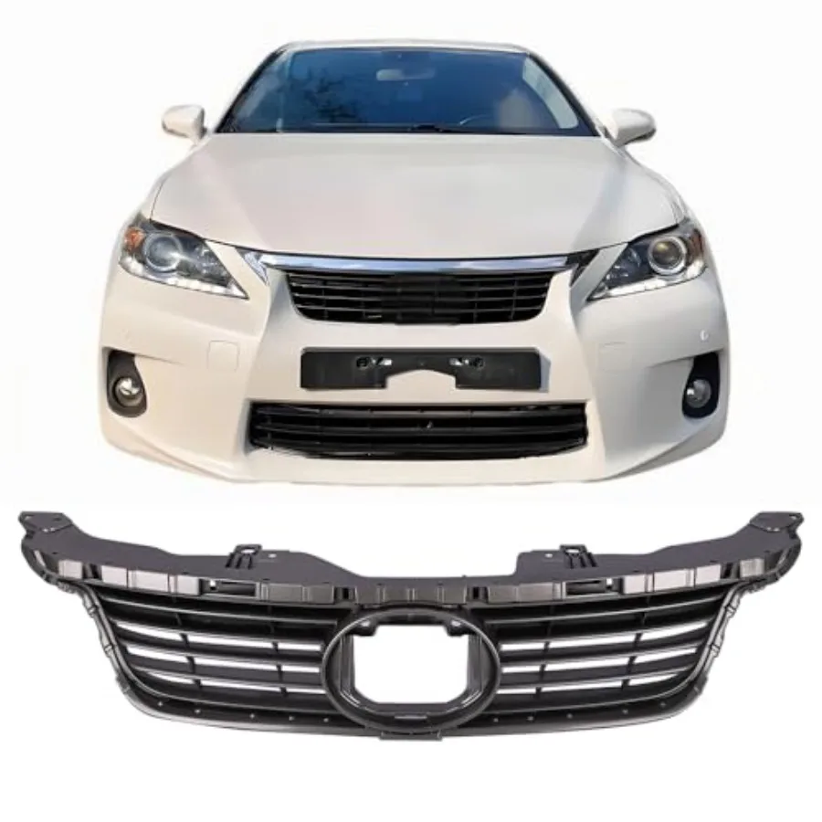 

Передняя верхняя решетка 5311176900, совместимая с Lexus CT200h 2011 2012 2013, замена передней боковой решетки в сборе LX1200139