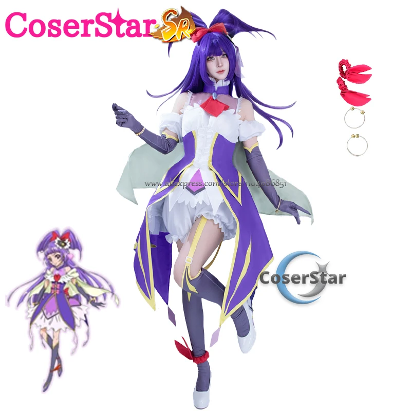 

CoserStar-SR Liko Cure Magical Косплей Костюм Pretty Cure Liko Аниме Полный комплект Liko Косплей Платье Экипировка Школьный реквизит Костюмы