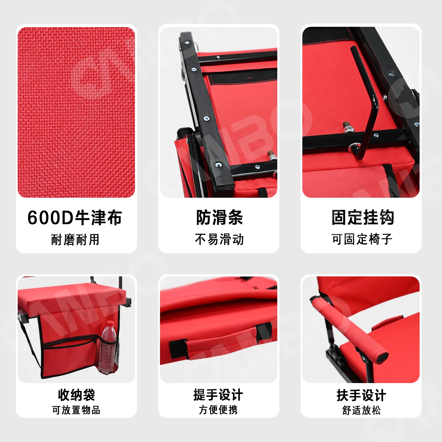 Стул-подставка для стадиона, складной стул со спинкой и подлокотниками, портативный металлический стул для кемпинга на открытом воздухе