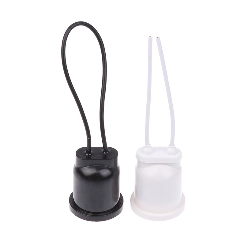 1/5pcs Exterior Garden Plant Growth Light Holder E27 Waterproof Copper Wire Bulb Socket with Wire