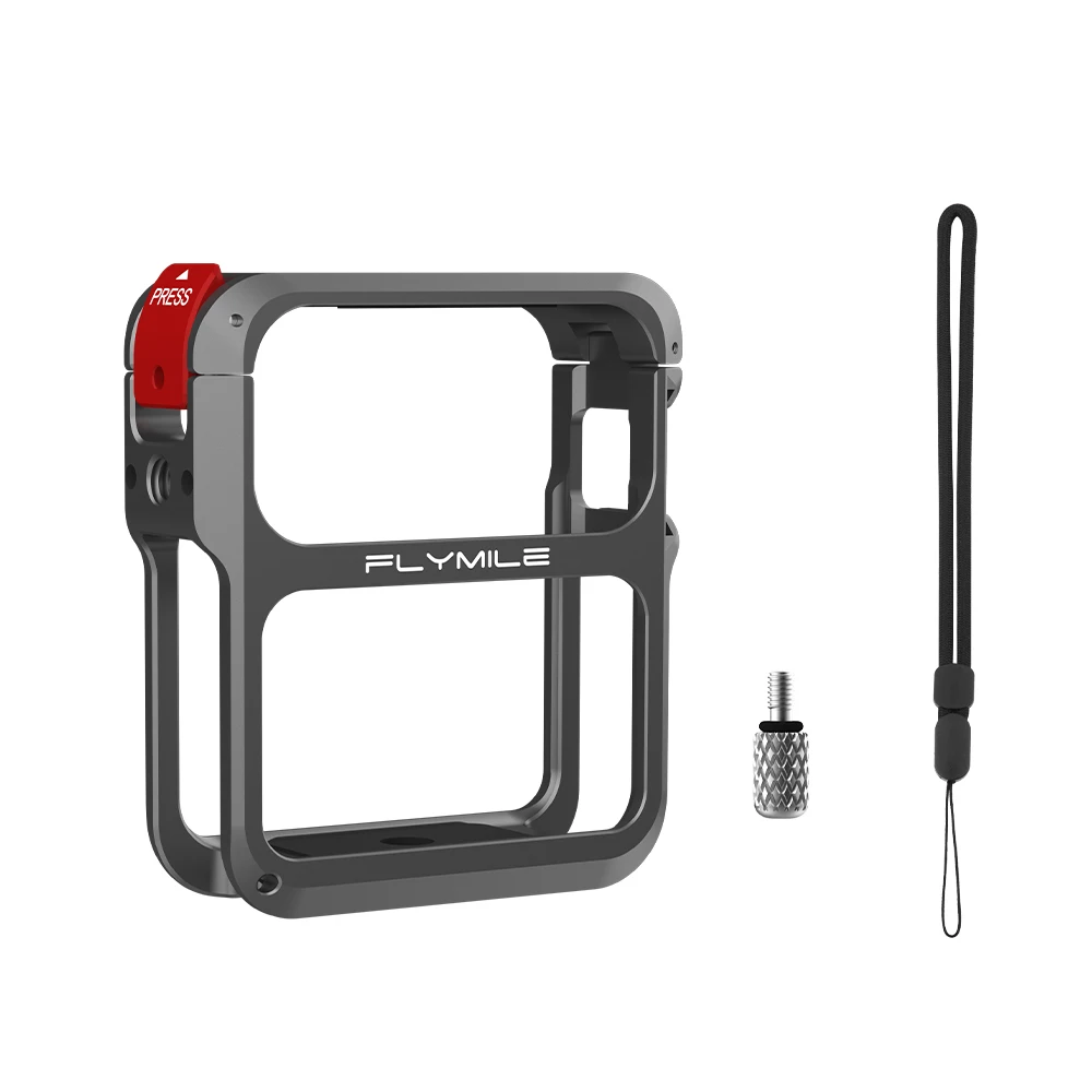 Metalowa klatka Flymile do kamery DJI OSMO Nano z zimną stopką, aluminiowa rama ochronna, akcesoria. — zdjęcie produktu 7