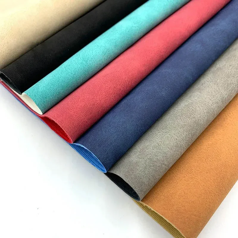 8pcs A4 Faux Suede Sheep Skin PU Leather Fabric Glossy Synthetic Faux Leathereete Sewing Bow Earring Craft DIY Handmade Material