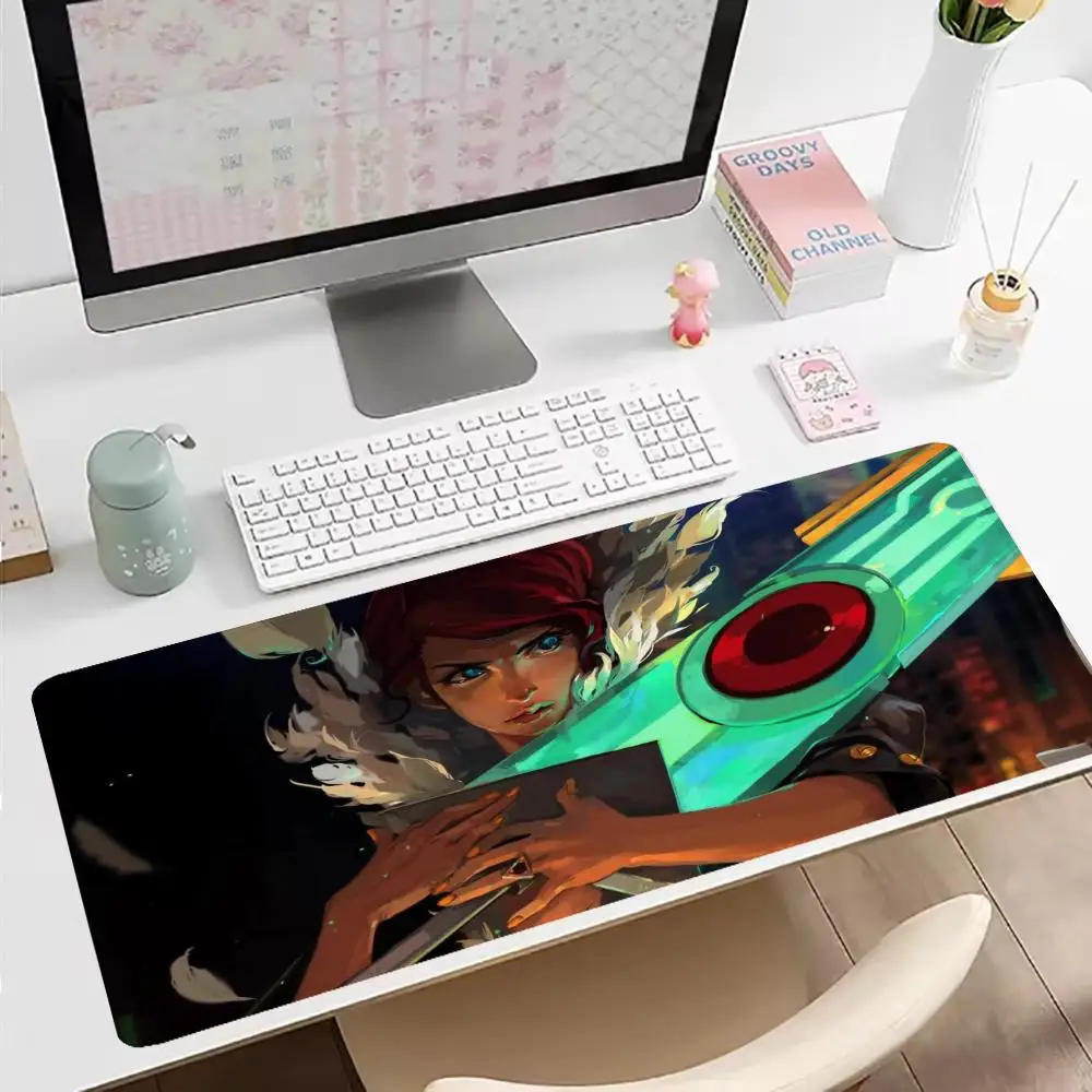 New T_transistorMouse Pad 90x40cm Xxl Rubber Backing Desk Mat Gaming Computer Office Mouse Pad Computer Gamer Keyboard Mouse Pad