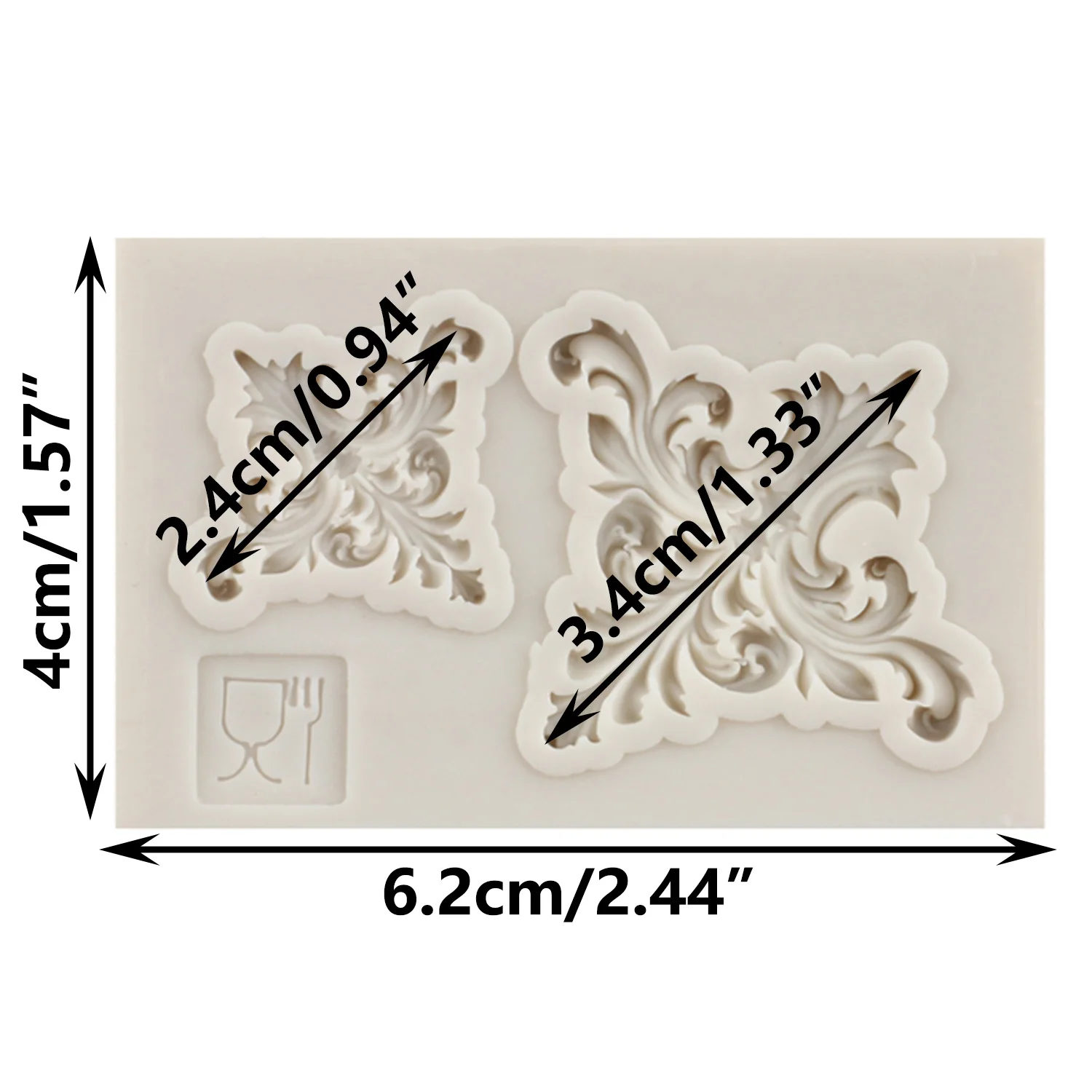 Leaf Flower Vine Lace Silicone Mold Relief Fondant Cake Decorating Tools Kitchen Baking Molds Candy Chocolate Gumpaste Moulds