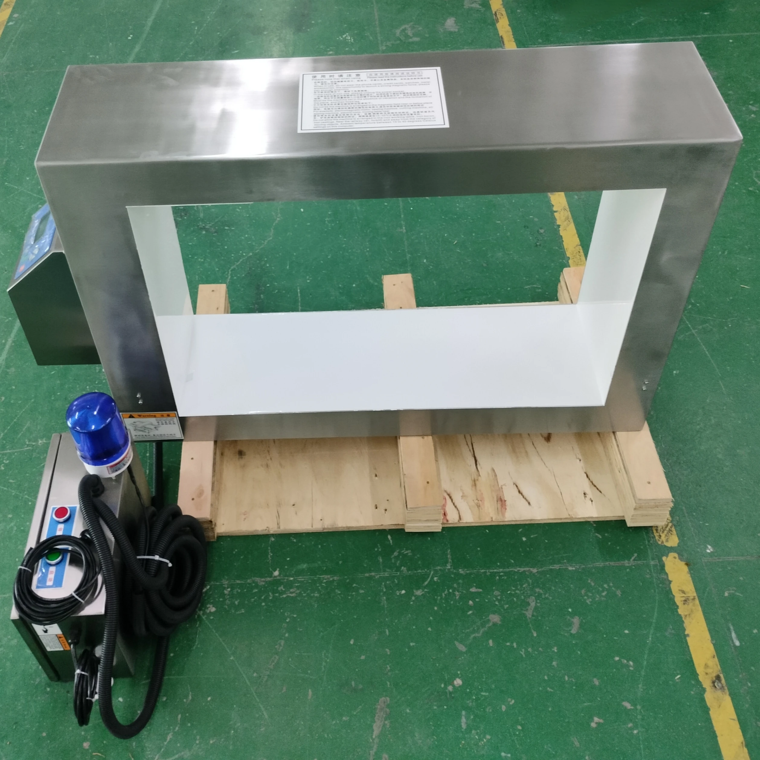 Custom High Sensitivity food detector Touch Screen Metal Detector For Food Industry metal detector probe without conveyor belt