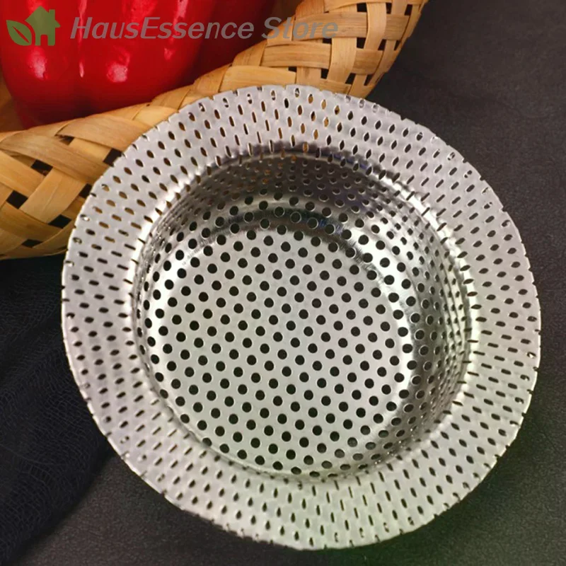 ※Kitchen Space Water Sink Filter Mesh Strainer Hand Tool Stainless Steel Bath Room House Floor Drain Cover Shower Hair