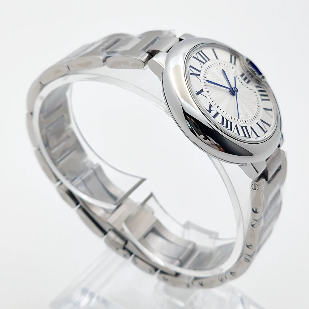 ساعة بالون اعتراف للنساء 2025 ساعة نسائية كلاسيكية بإبرة زرقاء جديدة هدية ذات ملمس راقي للفتيات