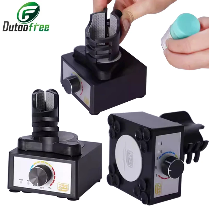 AC 100-240V Electric Paint Stirrer Vortex Mixer Speed Ajustable Mini Benchtop Mixing Machine DIY Hobby Model Making Tool