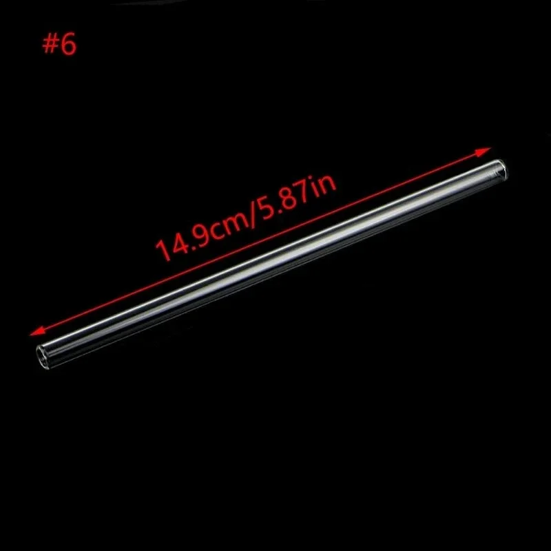 S-home New Clear Glass 10mm Reusable Wedding Birthday Party Drinking Straws Thick Straws MAR18