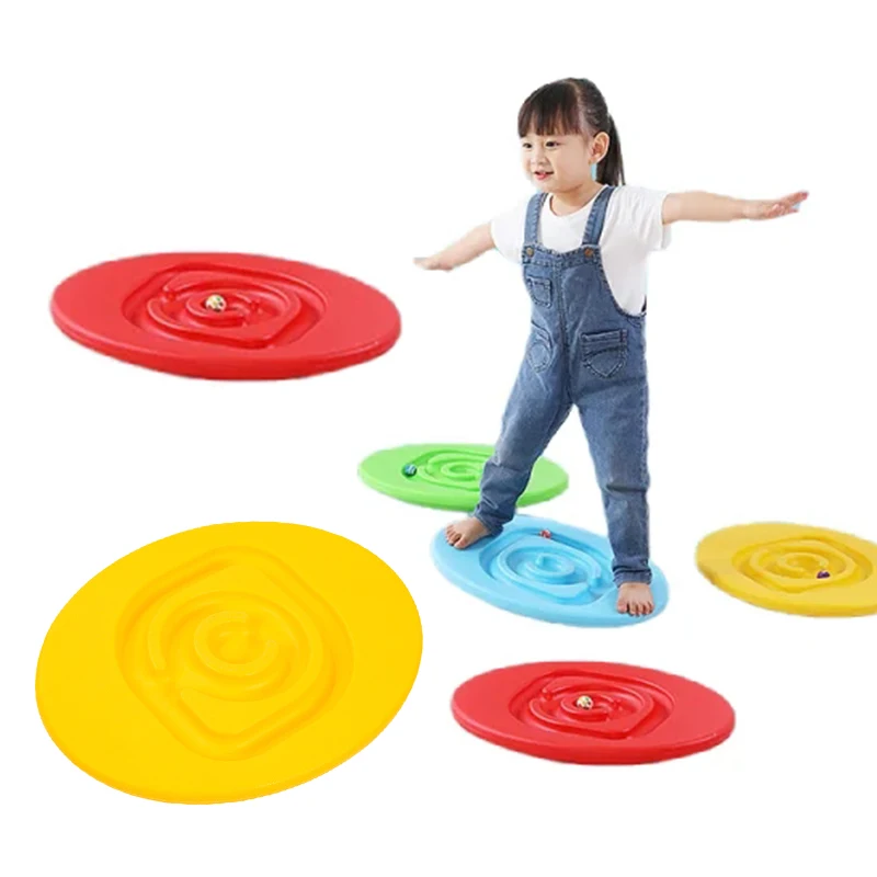 1Pcs Kids Sensory Integration Balance Board Sports Toy Physical Coordination Balance Preschool Toys Play Body Training prop