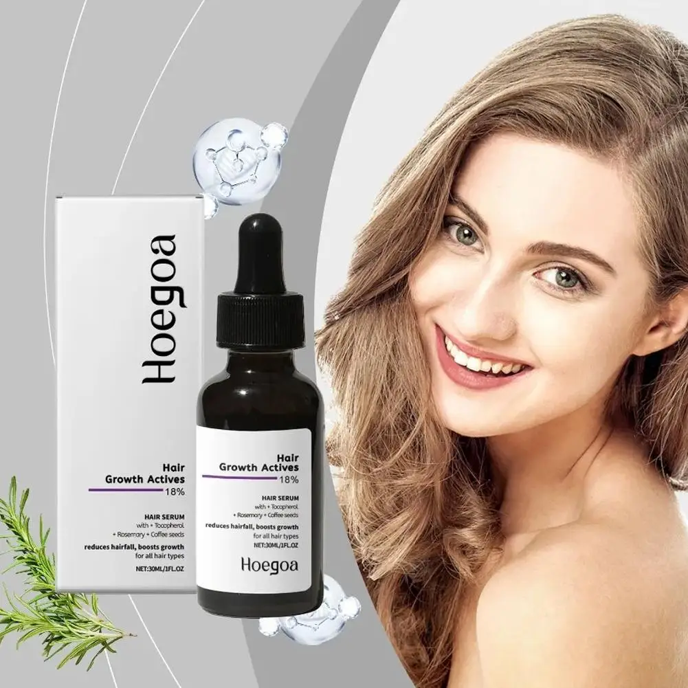 미니멀리스트 헤어 성장 활성제 18% 헤어 성장 세럼 프로카필%2C 카픽실 30ml 헤어 케어 에센스 보습 및 복구