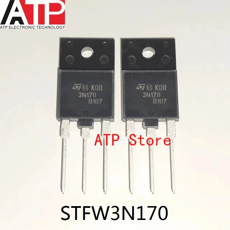 1-10PCS New Original STFW3N170 3N170 STFW3 TO-3P MOSFET N-CH 1700V 2.6A ISOWATT