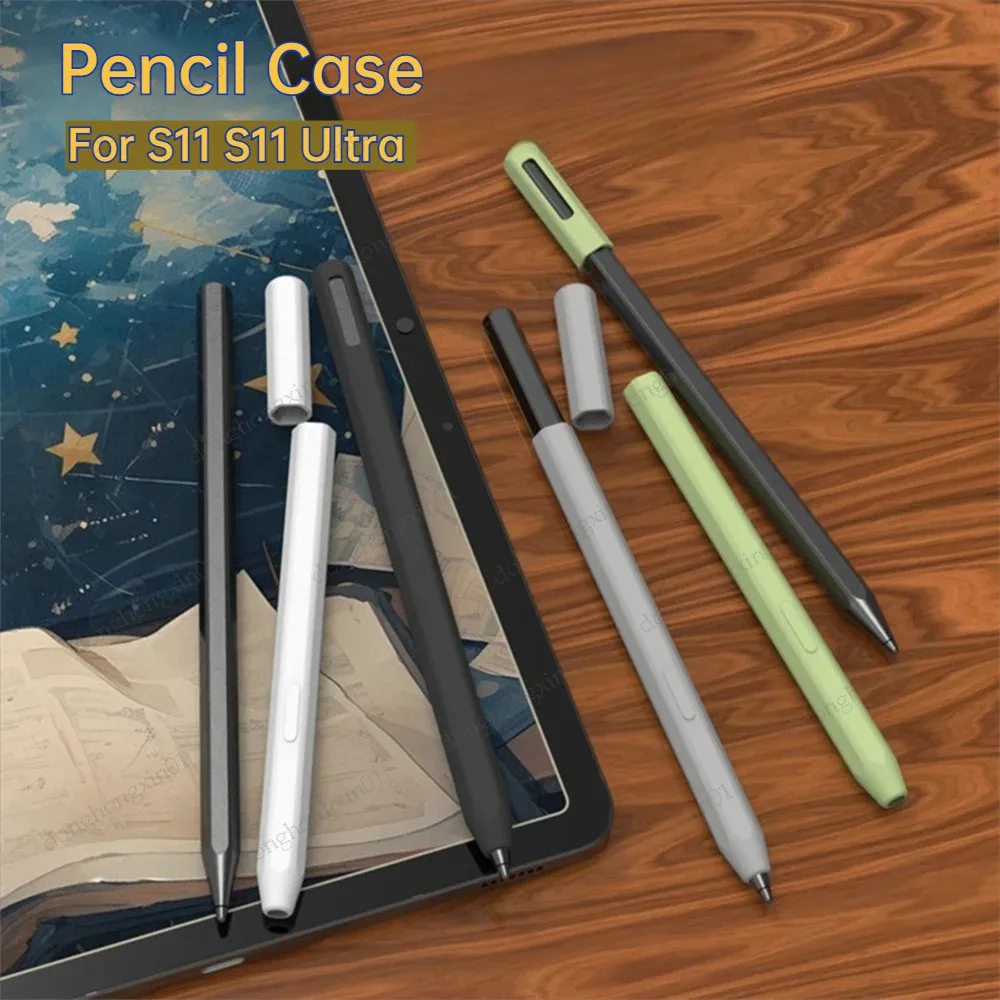 

Pencil Case for Samsung Galaxy Tab S11 2025 11 Inch X730 X736 S11 Ultra 14.6inch Tablet Stylus Protective Cover Soft Silicone