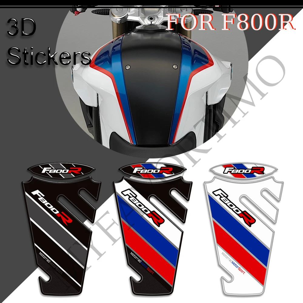 For BMW F800R F 800 R F800 Motorcycle Tank Pad Stickers Decals Protector Gas Side Fuel Oil Kit Knee Tank Pad protection Grips