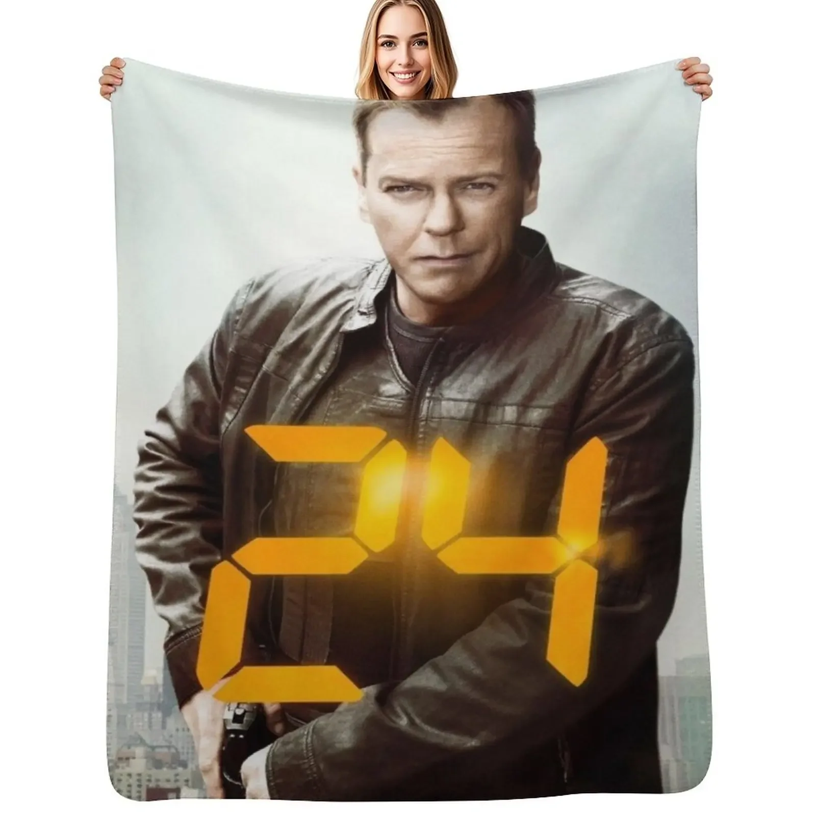

Jack Bauer 24 Throw Blanket Sofa Throw Bed Fashionable Moving Blanket