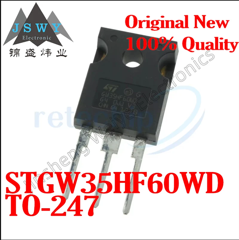 

(5-20 pieces) STGW35HF60WD GW35HF60WD TO-247 600V 35A/Power semiconductor devices/Brand new original stock/Fast delivery