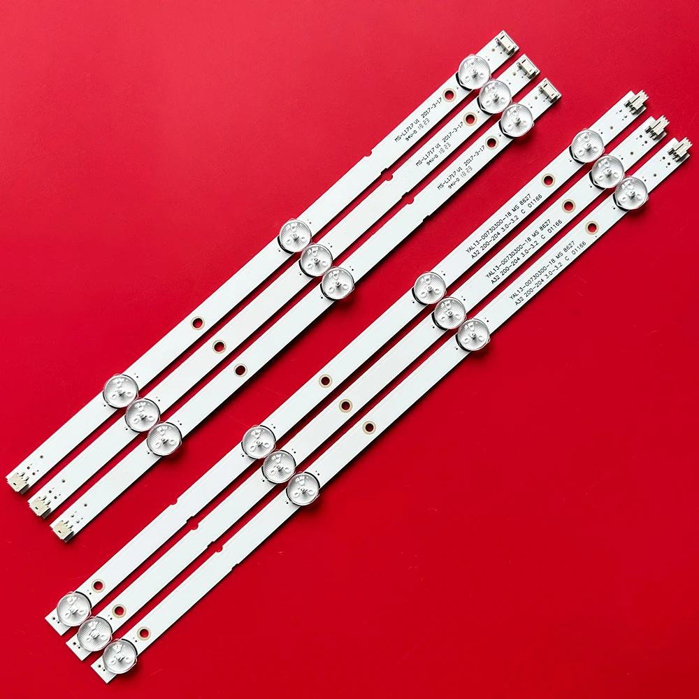 

1/5sets LED strip 7lamp For Toshiba MS-L1717 SD40SKF 40L3750VM 40L48504B 40L48804M 40L4750A RF-AZ400E30-0701S-11 01D400307V1-X5
