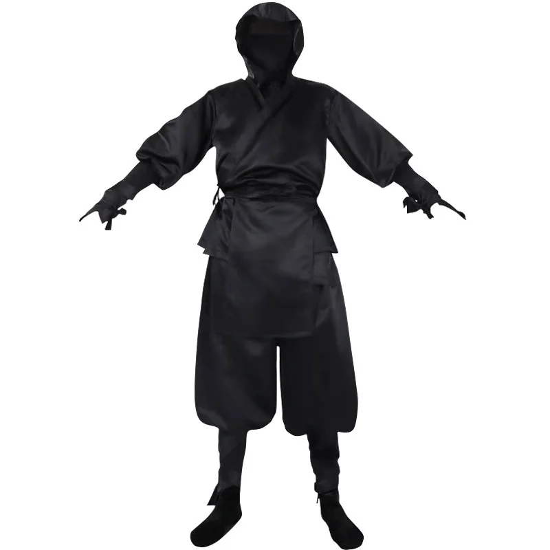 Déguisement Ninja Noir et Blanc Homme – photo 4
