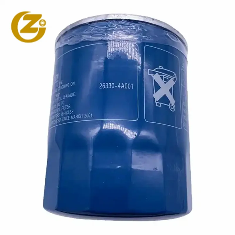 26330-4A001 مصنع الجملة قطع غيار عالية الأداء فلتر زيت محرك الديزل 26330-4A001 لشركة هيونداي/كيا #2