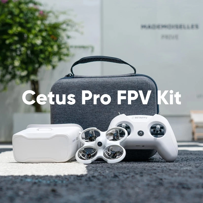 BETAFPV Cetus Pro FPV Kit BNF /VR02 Goggles Literadio2 SE Transmitter BT2.0 450mah 1S Battery Brushless Motors New In Stock