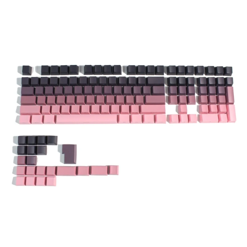 

133PCS Dye-Subbed Color PBT Keycaps with Side Engraving OEM Height Ergonomic for Mechanical Keyboards N2UB