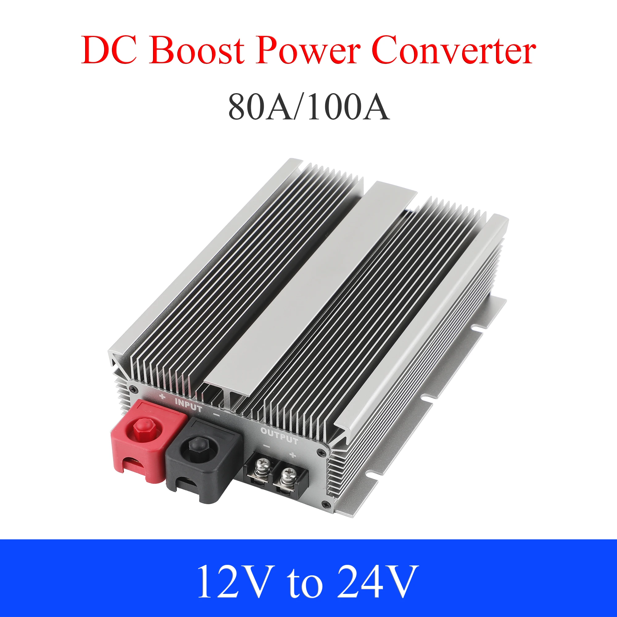DC 12V to 24V 80A 100A Power Converter 1920W 2400W Auto Boost Reulator Step-Up Voltae Supply Module For Car