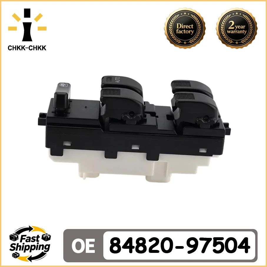 CHKK-CHKK RHD Electric Power Window Switch 84820-97504 8482097504 For Toyota Sparky Cami Daihatsu Terios Atrai Auto Parts