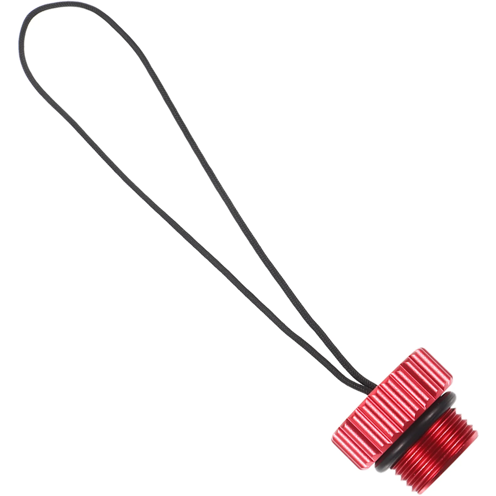 Dust Cover Diving Bottle Valve Scuba Lanyard 6061 Aviation Aluminum Threaded Plug