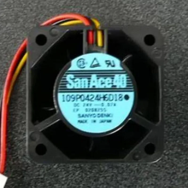 Sanyo Fan 109P0424H7D28 for Machine Tools 24V 0.08A 4CM4015 with Detection and Alarm Numerical Control