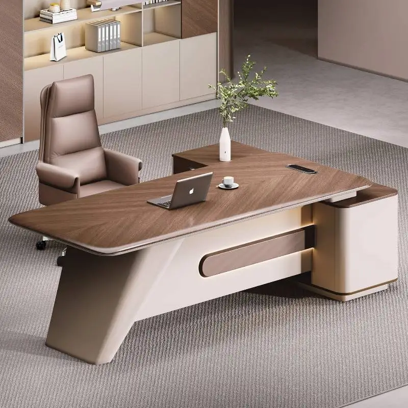 Cheap Storage Executive Office Desk Manager Strong Modern Standing Computer Desk Study Large Mesa Escriotorio Work Station Table