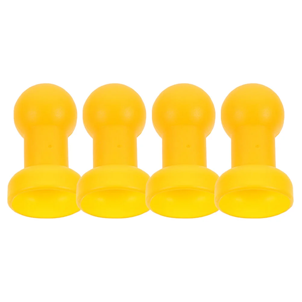 4 Pcs Trampoline Bottom Cover Professional Replacement Accessory Pole Caps Rod Parts Component Child