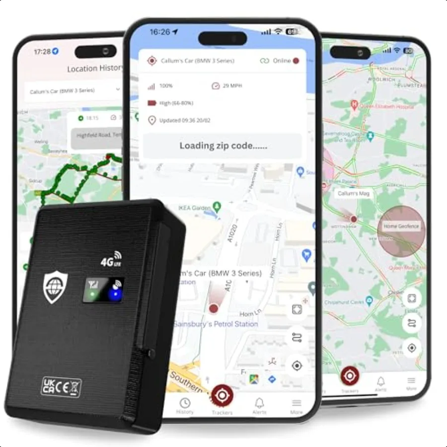 

Mag 4G Rechargeable Magnetic 4G LTE GPS Tracker Car Van Motorbike Caravan etc. 34195 Countries 90 Day Standby Real Time Trackin